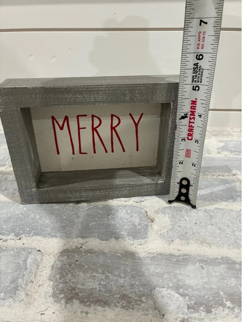 MERRY sign holiday decor